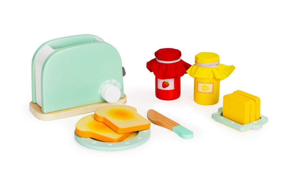 wooden toy toaster asda