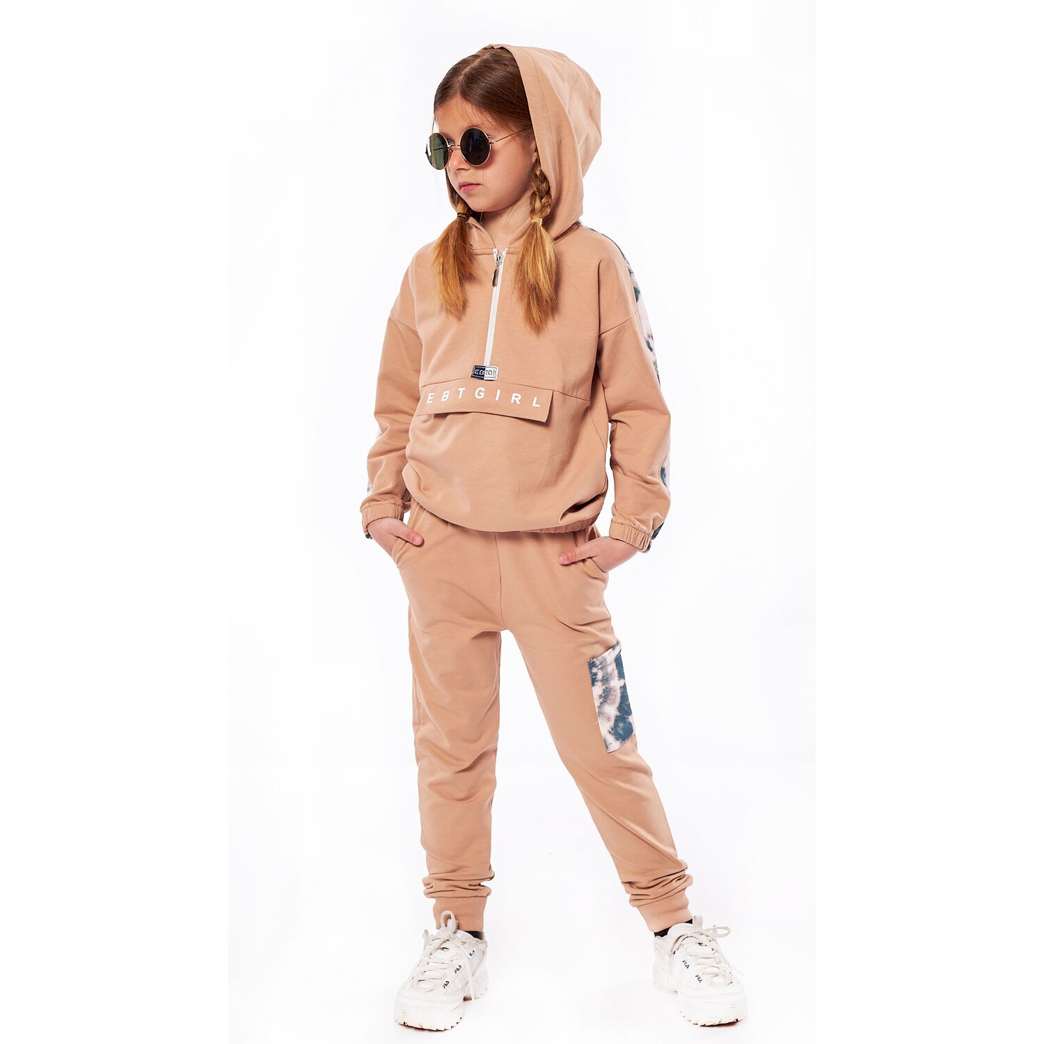 Σετ φορμα για Κοριτσι σε μπεζ χρωμα by Segreto fashion Σετ φορμα για Κοριτσι σε μπεζ χρωμα by Segreto fashion