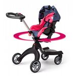 Modern Stroller for Dolls 2 in 1 - "Chichi Cats" by Wonder 4 Kids