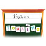 Magnetic Set 'I play with the words and I learn the letters' by Wonder 4 Kids