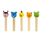 Target wooden toy with rings on animals by Wonder 4 Kids