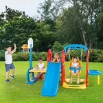Children's playground - 7 in 1 (indoors &  Outdoors) by Wonder 4 Kids
