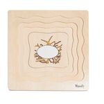 Puzzle on the board ´´Hen development´´ by Wonder 4 Kids