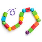 Μεγάλες Ξύλινες Χάντρες 3cm - 60 Τεμάχια by Wonder 4 Kids