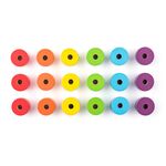 Μεγάλες Ξύλινες Χάντρες 3cm - 60 Τεμάχια by Wonder 4 Kids