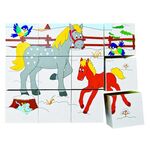 Κύβοι Παζλ-Εικόνες Ζώων by Wonder 4 Kids