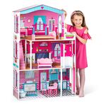 Wooden Dollhouse "Mirabella" by Wonder 4 Kids