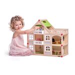 Ξύλινο μοντέρνο Κουκλόσπιτο by Wonder 4 Kids