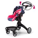 ​Μοντέρνο Καροτσάκι για Κούκλες 2 σε 1 - "Chichi Cats" by Wonder 4 Kids