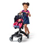 ​Μοντέρνο Καροτσάκι για Κούκλες 2 σε 1 - "Chichi Cats" by Wonder 4 Kids