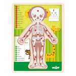 Puzzle ''Human Body'' - Girl by Wonder 4 Kids