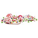 Μεγάλος Συναρμολογούμενος Σιδηρόδρομος με Κεντρικό Σταθμό-130 τμχ by Wonder 4 Kids