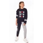 Σετ φορμα για Κοριτσι σε μαυρο χρωμα "Snow" by Segreto fashion