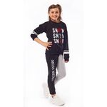 Σετ φορμα για Κοριτσι σε μαυρο χρωμα "Snow" by Segreto fashion