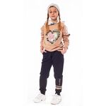 Σετ φορμα για Κοριτσι σε μπεζ χρωμα "Bonita" by Segreto fashion