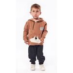 Σετ φόρμα φούτερ με κουκούλα για αγόρι by Segreto fashion