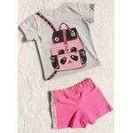 Σετ σορτς για κοριτσι " Ready for Adventure " by Segreto fashion