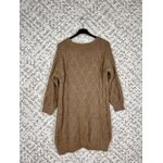 Μακριά μάλλινη ζακέτα με πλεκτούς ρόμβους by COVER ME