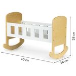 Ξύλινη Κουνιστή Κούνια by Wonder 4 Kids