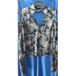 Έξωμη βελούδινη μπλούζα by COVER ME