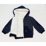 Ζακέτα με κουκούλα και γούνα για αγορι by Το μωρό