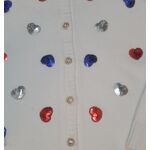 Ζακετα με πολύχρωμες καρδούλες by Το μωρό