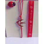Χειροποίητο βραχιολάκι Μάρτη - χελιδόνι by By Elisabeth Hand made