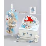 Ολοκληρωμένο πακέτο βάπτισης για αγόρι με θεμα στρουμφακια by Το μωρό