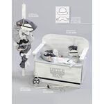 Ολοκληρωμένο πακέτο βάπτισης για αγόρι με θεμα little man by Το μωρό