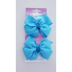 Χειροποίητα φιογκακια για μαλλια  με λάστιχο και κλιπ by Handmade by Joanna Fili