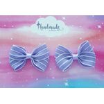 Χειροποίητα φιογκακια για μαλλια  με κλιπ by Handmade by Joanna Fili