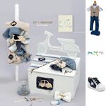 Ολοκληρωμένο πακέτο βάπτισης για αγόρι με θεμα βέσπα by Το μωρό