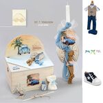 Ολοκληρωμένο πακέτο βάπτισης για αγόρι με θεμα αυτοκινητάκι by Το μωρό