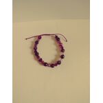βραχιόλι με ημιπολύτιμους λίθους αχάτη by By Elisabeth Hand made