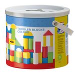 Bucket with Cubes - 50 pieces by Wonder 4 Kids