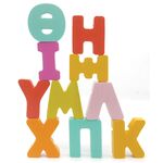 Play with the Letters - Greek Wooden Alphabet and 50 Cards by Wonder 4 Kids