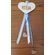 Heart-shaped charm by Ένα Όνειρο μια Ευχή
