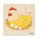 Puzzle on the board ´´Hen development´´ by Wonder 4 Kids