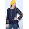 Blouse with embroidery on the sleeves by COVER ME