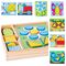 Wooden Puzzle with 10 Designs by Wonder 4 Kids