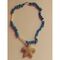 Necklace with turquoise stones by By Elisabeth Hand made